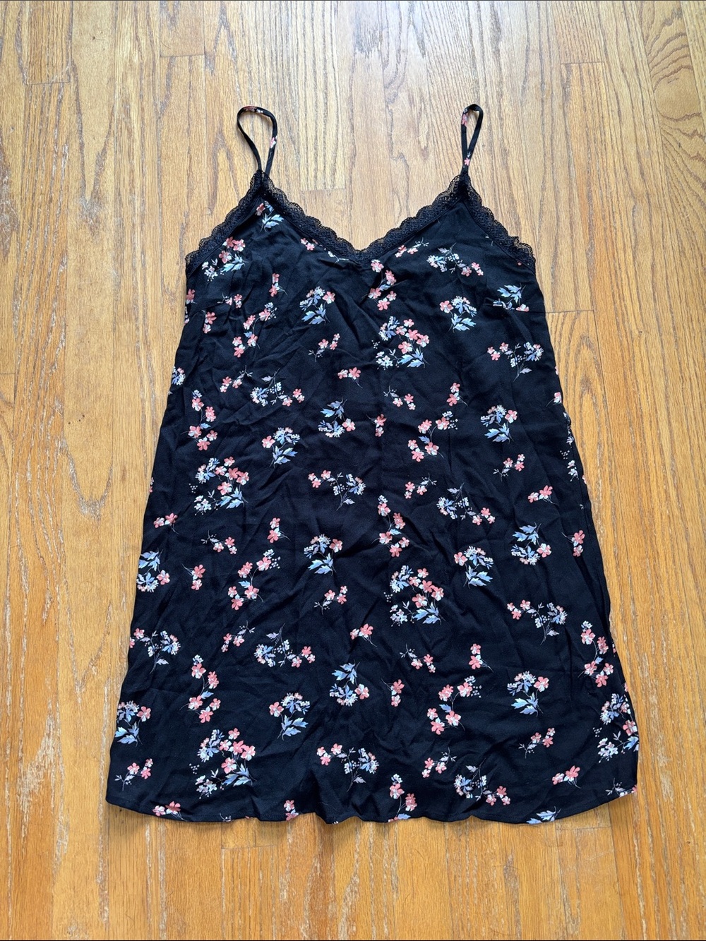 Black Floral Lace Dress